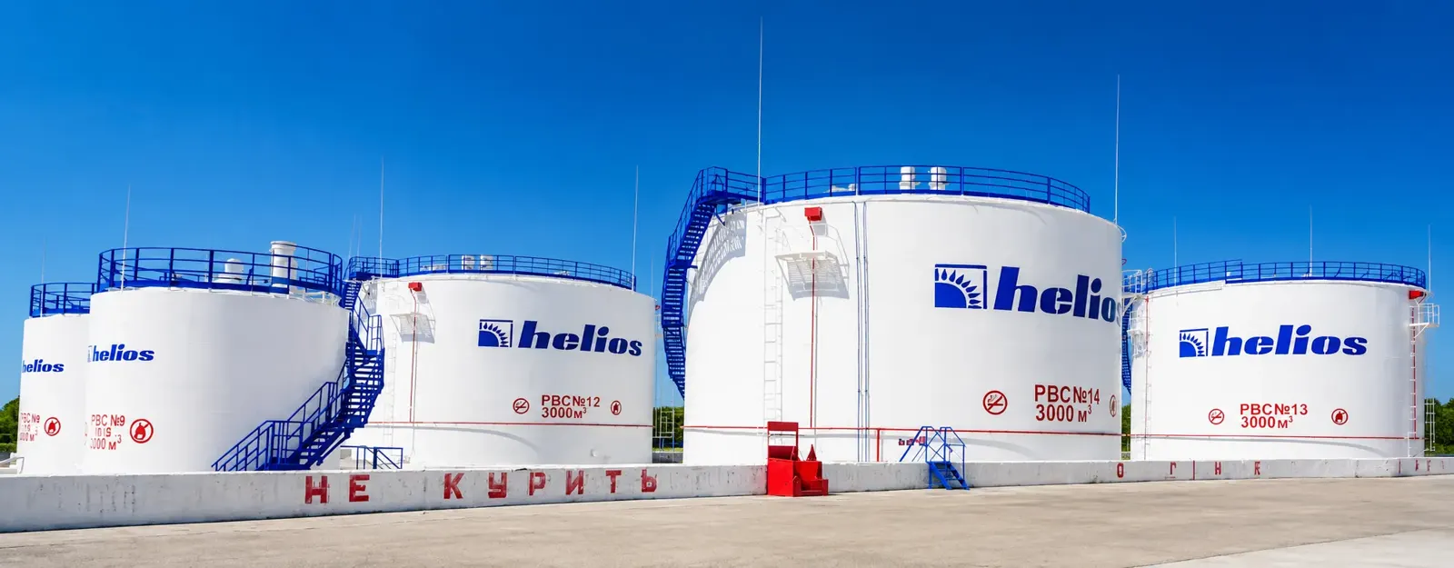 Нефтебаза РВС в Усть-Каменогорске после работ: антикоррозионная защита резервуаров