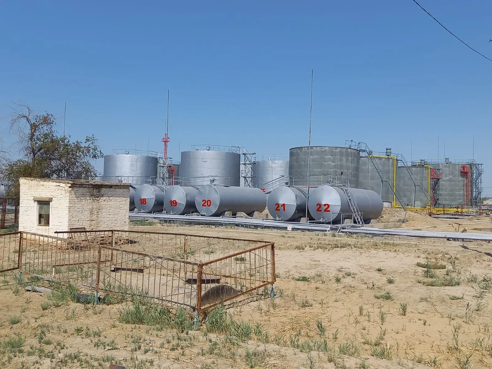 Резервуары РВС нефтебазы, фото 6, Кызылорда